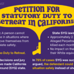 Petition for Statutory Duty to Retreat in California