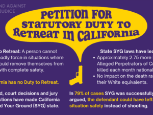 Petition for Statutory Duty to Retreat in California